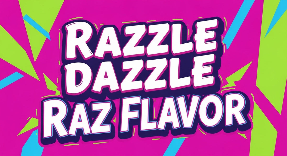 Razzle Dazzle Raz Flavor: A Sweet and Refreshing Vape Experience – Giant Nic