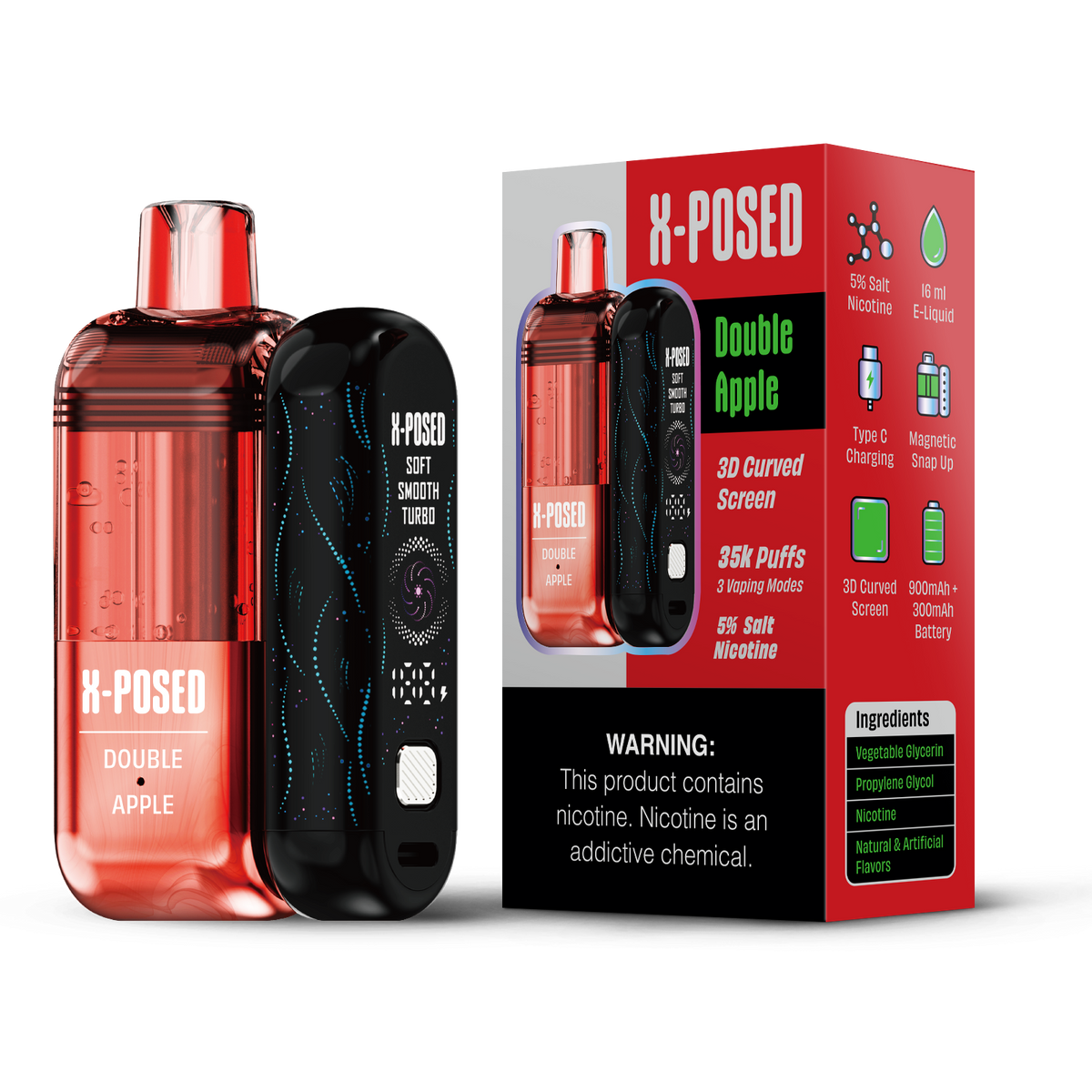Apple X-Posed Double 35K Vape Kit Vape Price