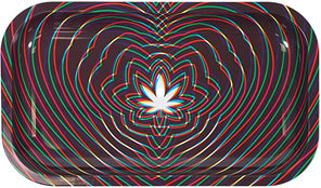 Metal Rolling Tray Set With Magnetic Lid - Strio