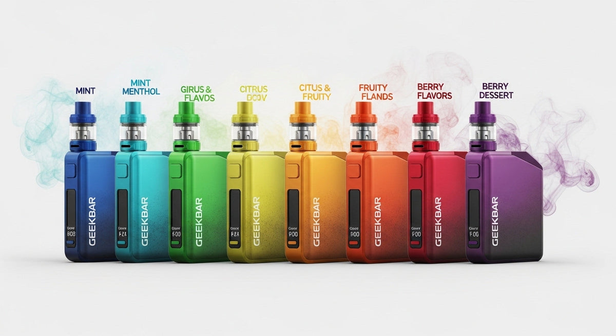 Geekbar Flavor Chart USA Guide | Giantnic Insights