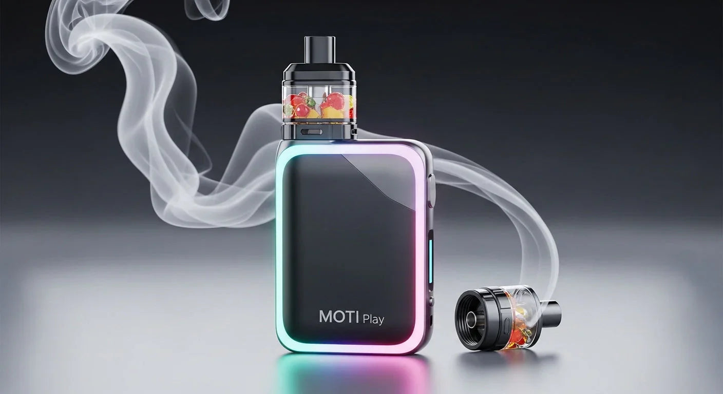 MOTI Play Pod Kit USA Guide Review | GiantNic Vape Insights
