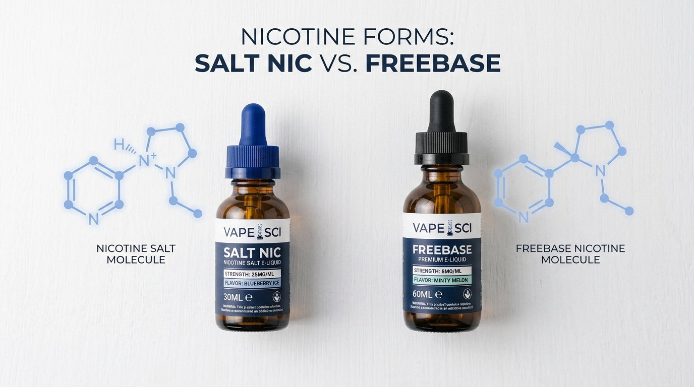 Salt Nic vs Freebase Nicotine – The Full Guide