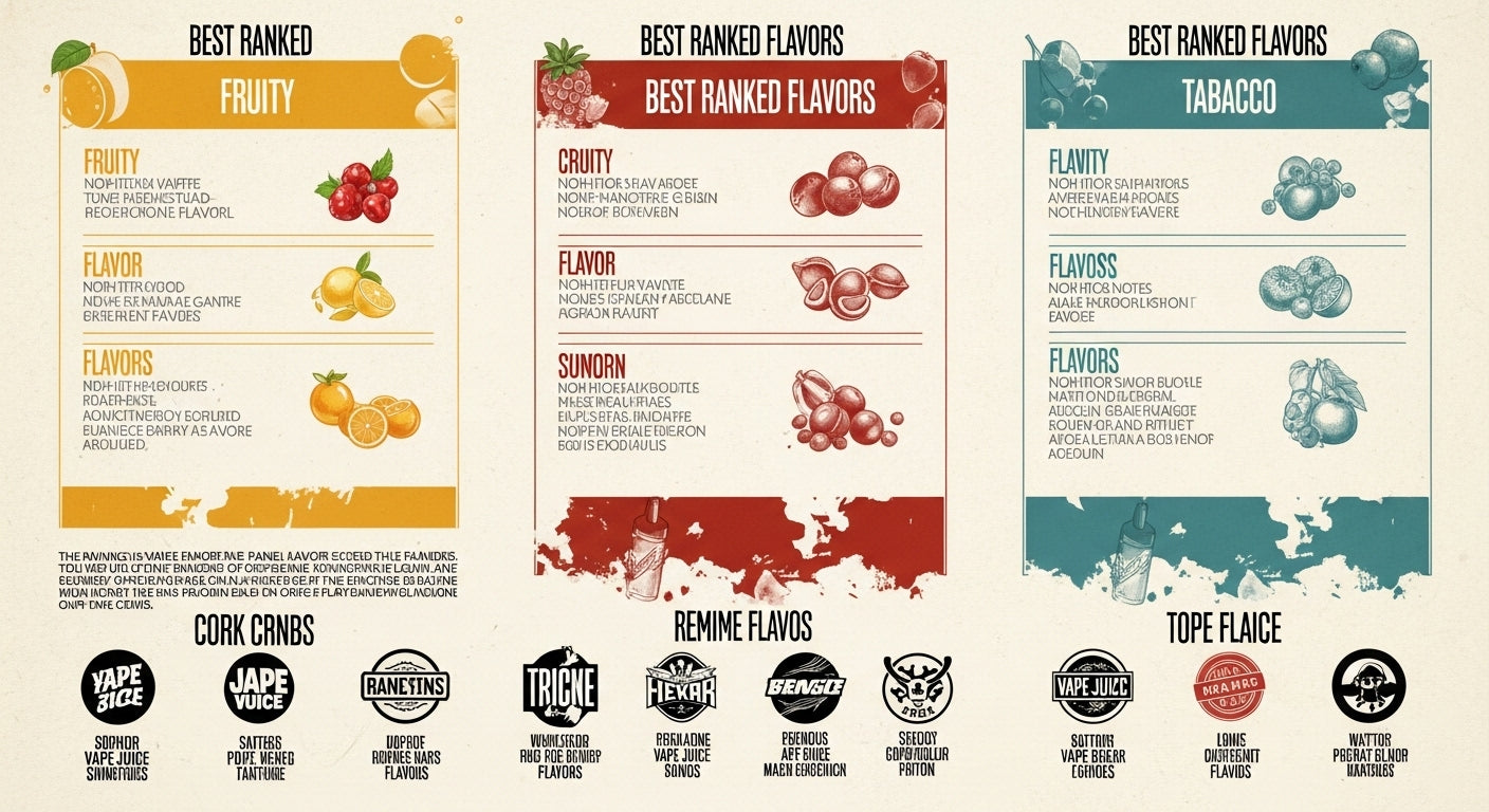 Best Vape Juice Flavors Ranked