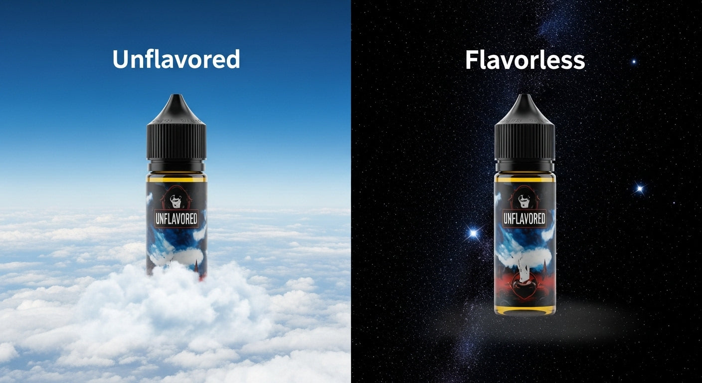 Unflavored vs. Flavorless Vape Juice