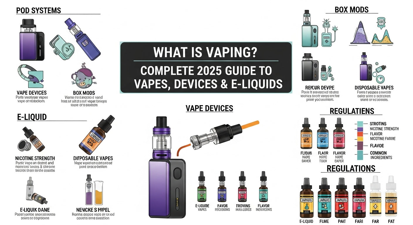 What Is Vaping? Complete Guide to Vape Devices & E-Liquids (2025 ...