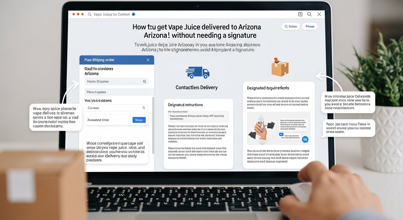 Arizona Shipping Guide: How to Get Vape Juice Delivered Without Signature