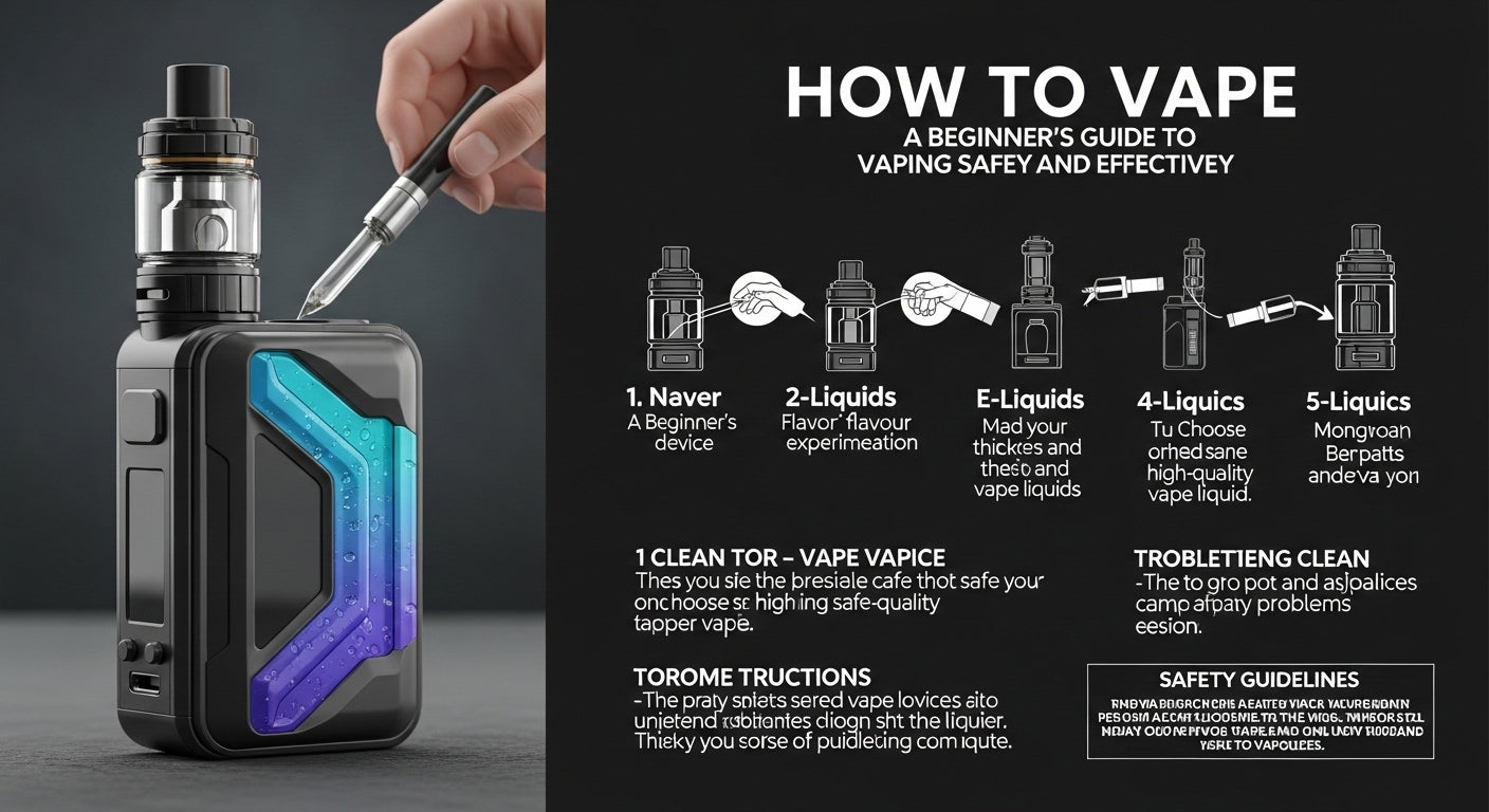 How to Vape: A Beginner’s Guide to Vaping Safely and Effectively