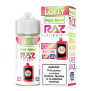 Strawberry Lolly - Raz X Pod Juice - 100ml