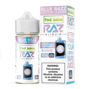 Blue Razz Cotton Clouds - Raz X Pod Juice - 100ml