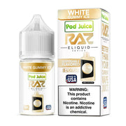 White Gummy ICE SALT - Raz X Pod Juice - 30ml