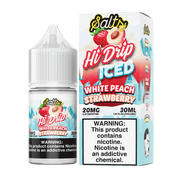 White Peach Strawberry ICED SALT - Hi Drip - 30ml