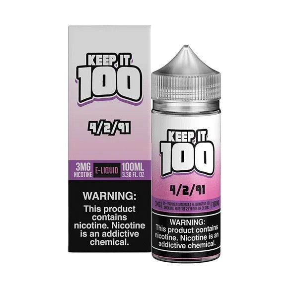 4/2/91 - Keep It 100 - 100ml