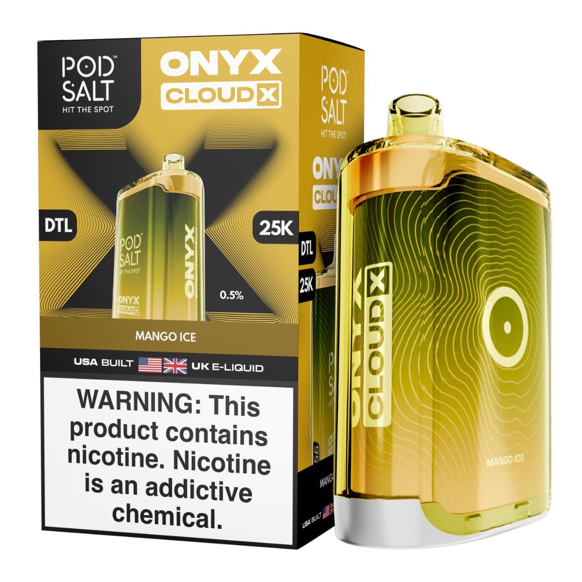 Pod Salt ONYX CLOUD X 25K Disposable