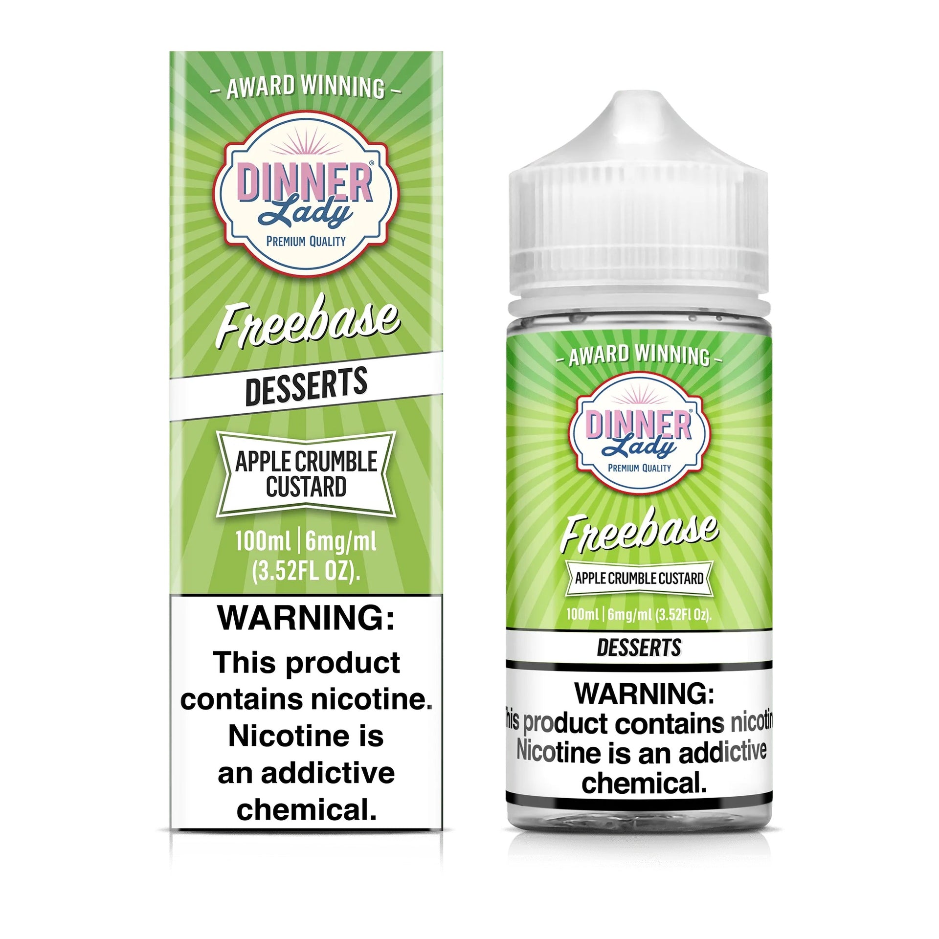 Apple Crumble - Dinner Lady Desserts - 100ml