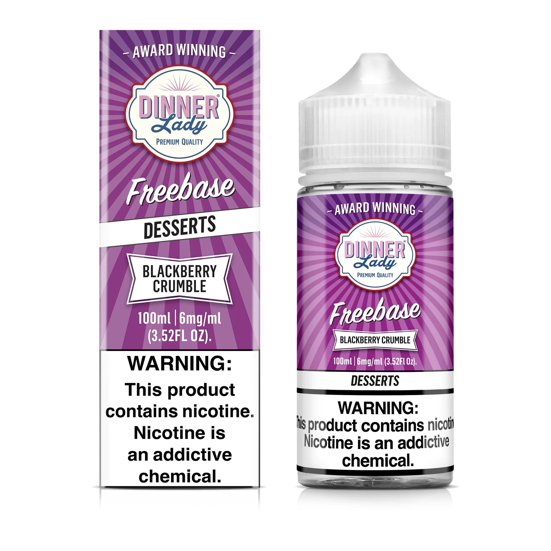 Blackberry Crumble - Dinner Lady Desserts - 100ml