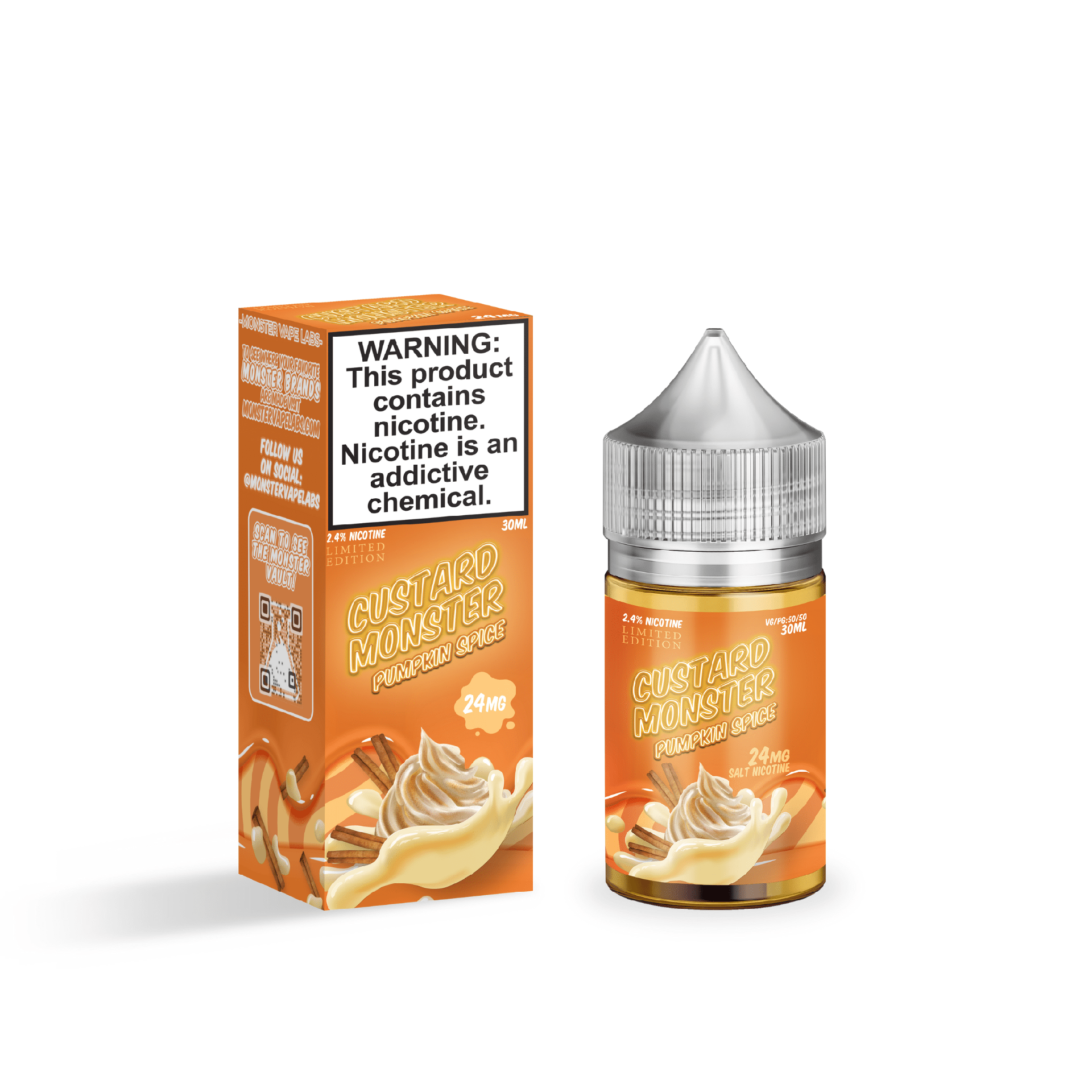 Butterscotch - Custard Monster - 100ml Giant Nic Butterscotch - Custard Monster - 100ml Giant Nic