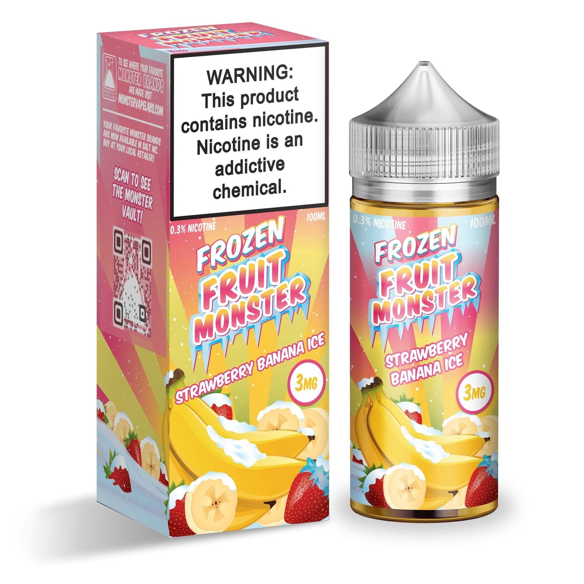 Strawberry Banana ICE - Fruit Monster - 100ml
