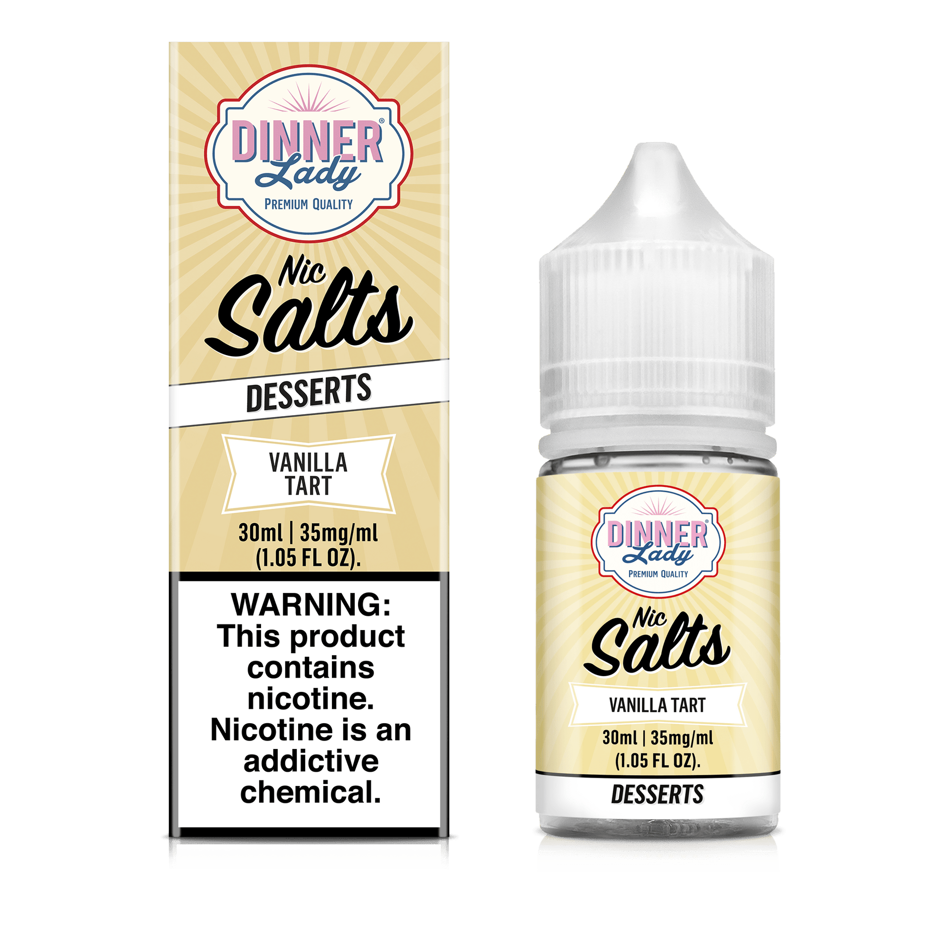 Vanilla Tart SALT - Dinner Lady Dessert - 30ml
