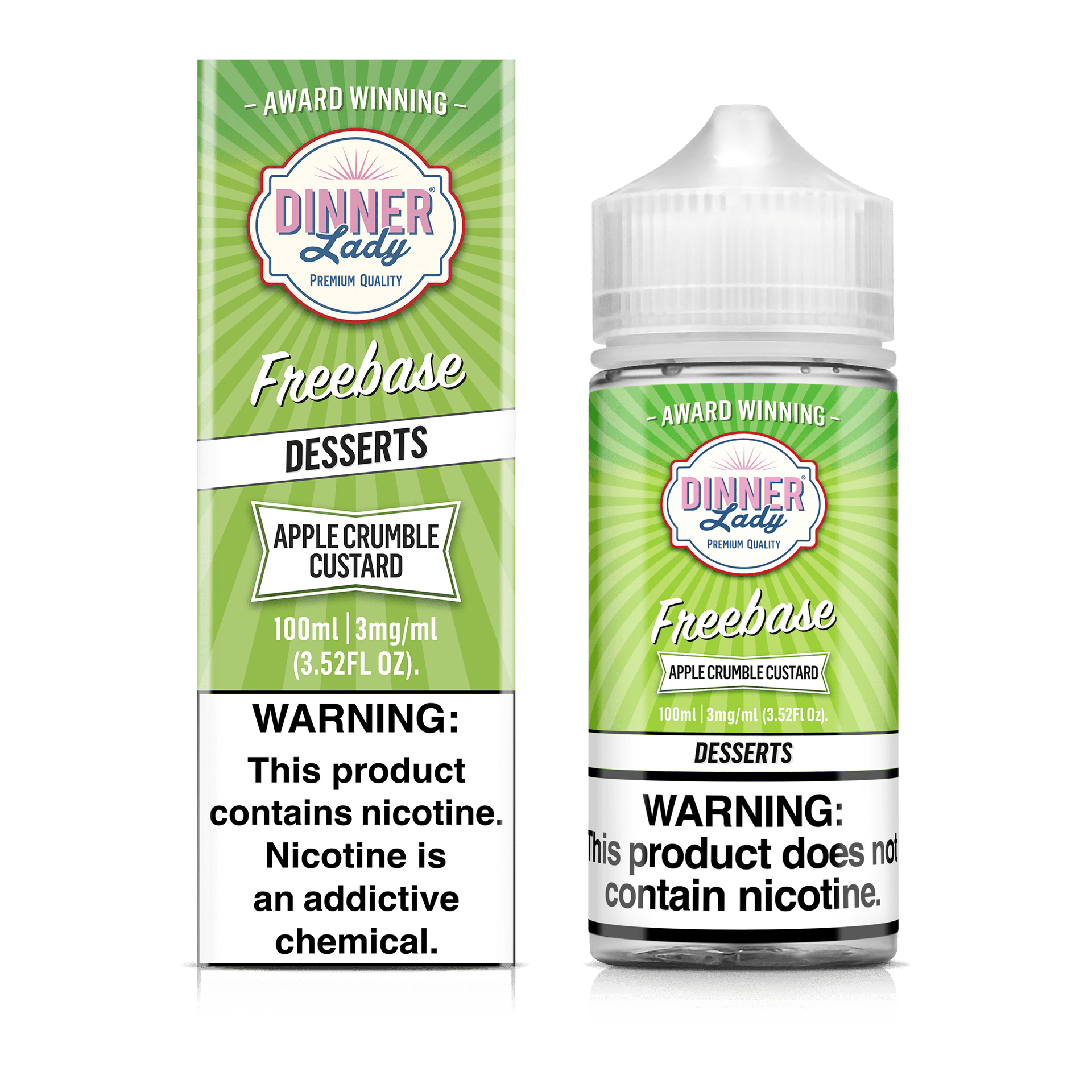 Apple Crumble - Dinner Lady Desserts - 100ml