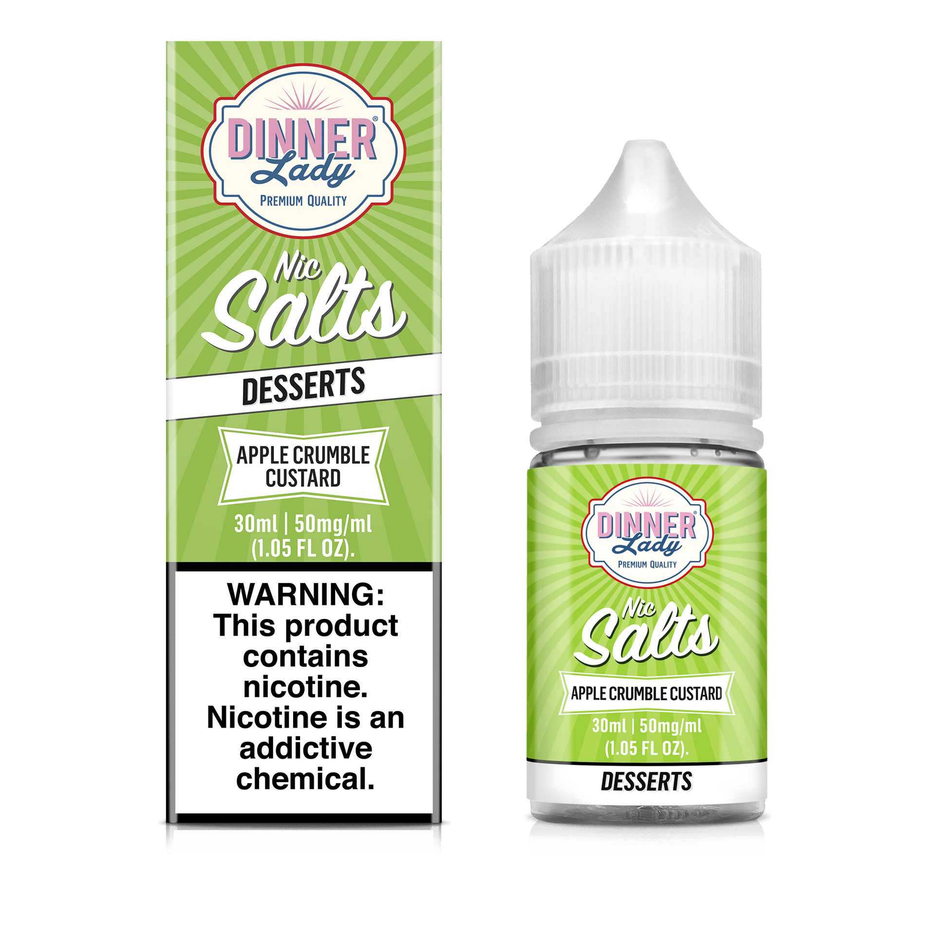 Apple Crumble SALT - Dinner Lady Dessert - 30ml